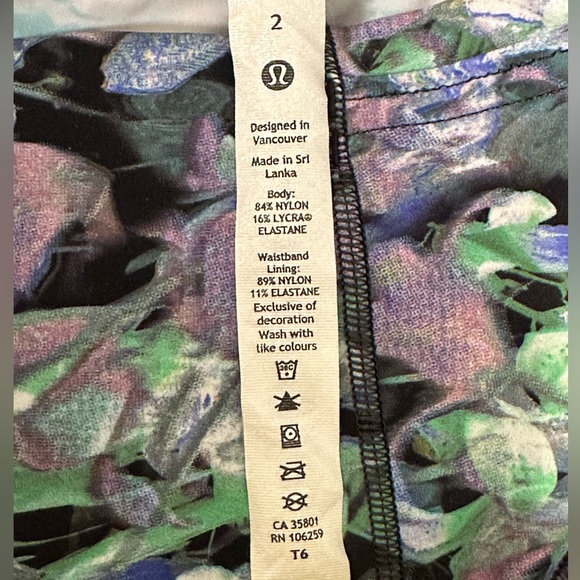 lululemon Fast and Free High-Rise Shorts 8" in Rapid Flourish Multi Color - Picture 14 of 14